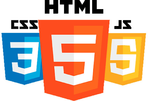 HTML, CSS, JS, logo